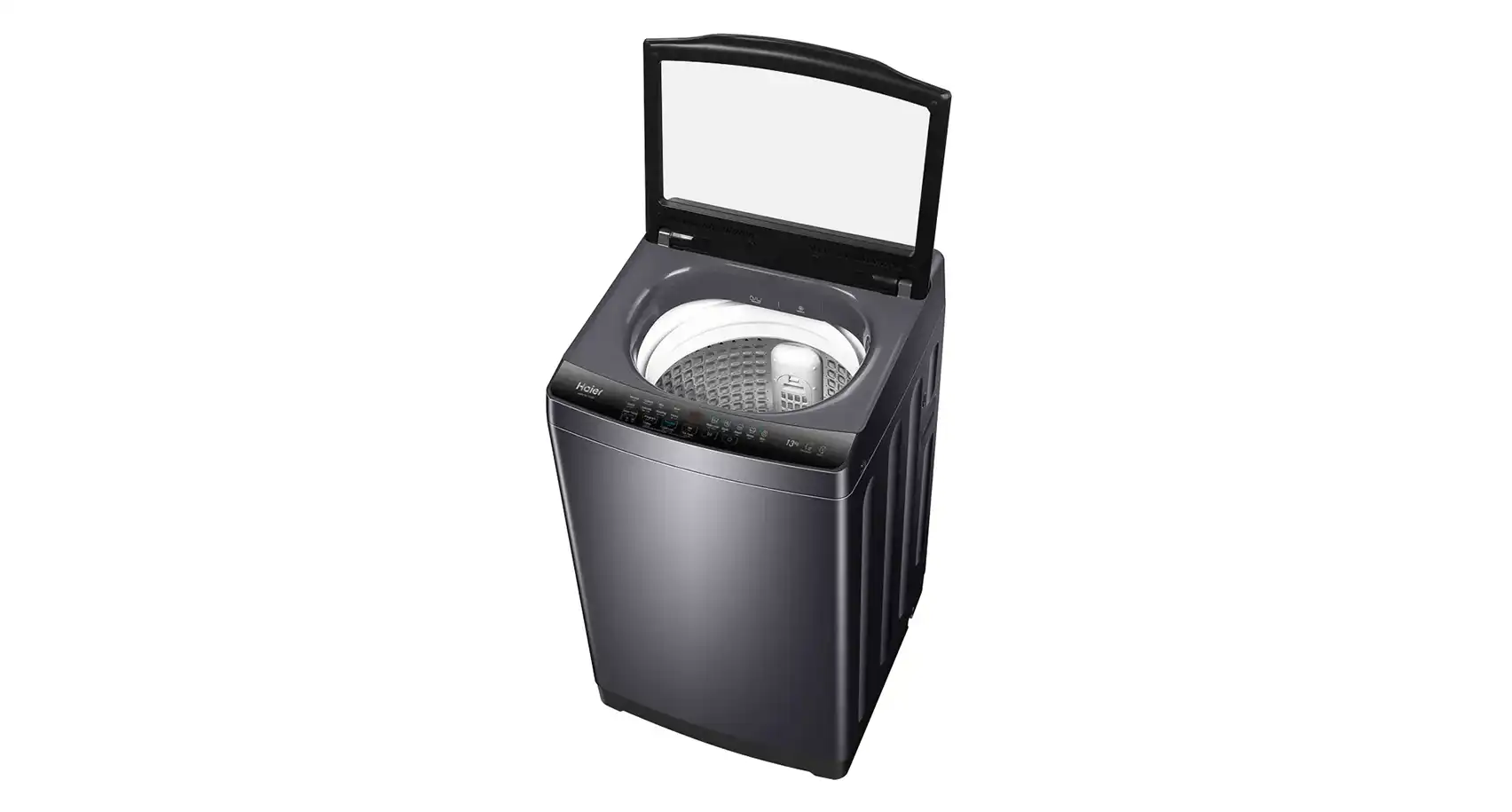 Haier Automatic Washing Machine, 13 kg, Digital, Top Load, Grey - HWM130-316S8