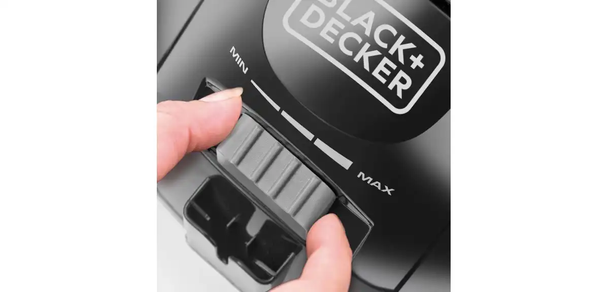 Black & Decker Wet & Dry Drum Vacuum Cleaner, 1380W, 1.6 L, Grey / Black - VM1450