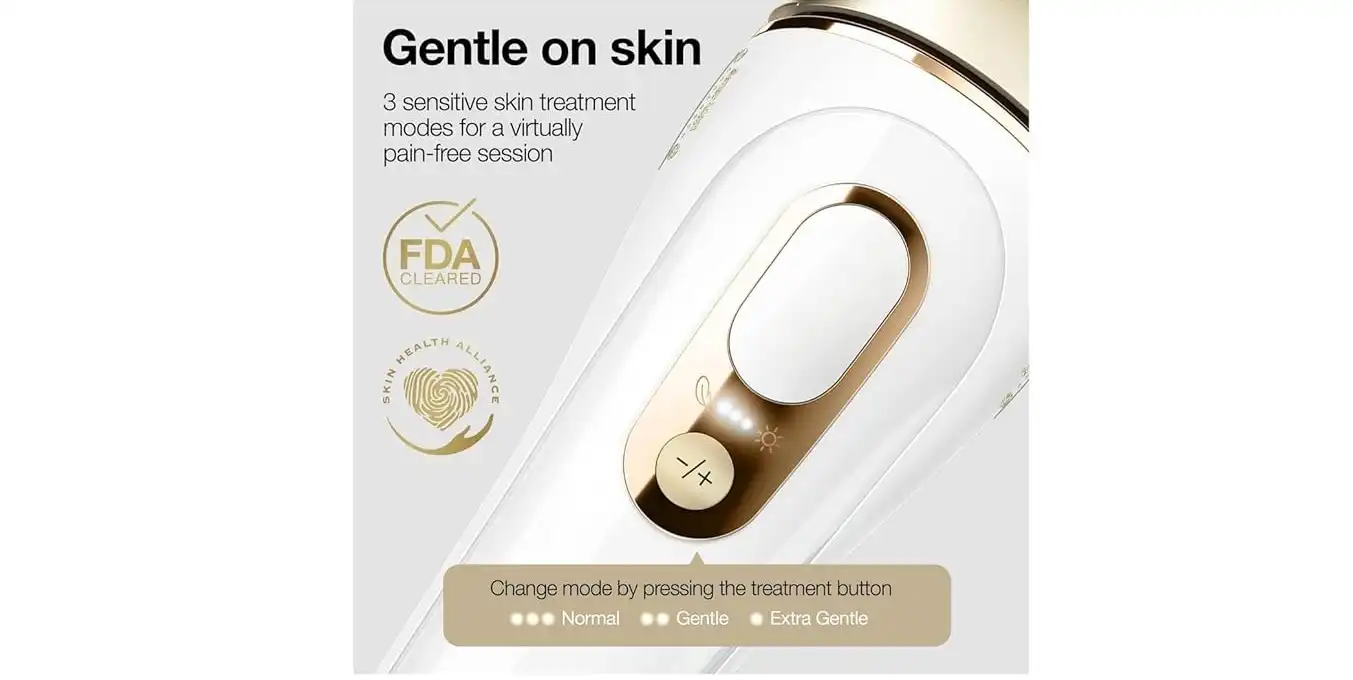 Braun Silk-expert 5 Pro With 4 extras Wide Head, Precision Head, Venus Razor, Soft Pouch - PL5257 IPL