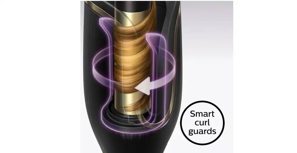 philips StyleCare Prestige, Auto Curler, Black - BHB876/00