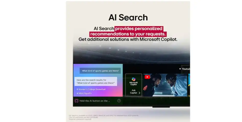 تلفزيون AI UA84 ال جي، 50 بوصة، سمارت، 4K، بريسيفر داخلي - 50UA84006LB