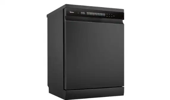 Midea Digital Dishwasher With Inverter Technology, 15 Place Settings, 9 Programs, Black - MDWEF1533GUR(BS)-WU-EG