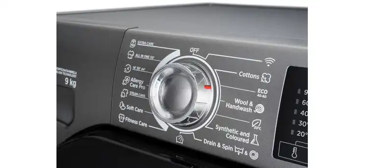 HOOVER Washing Machine Fully Automatic, 9 Kg, Dark Silver, Inverter - H3WPS294TAMBRELA