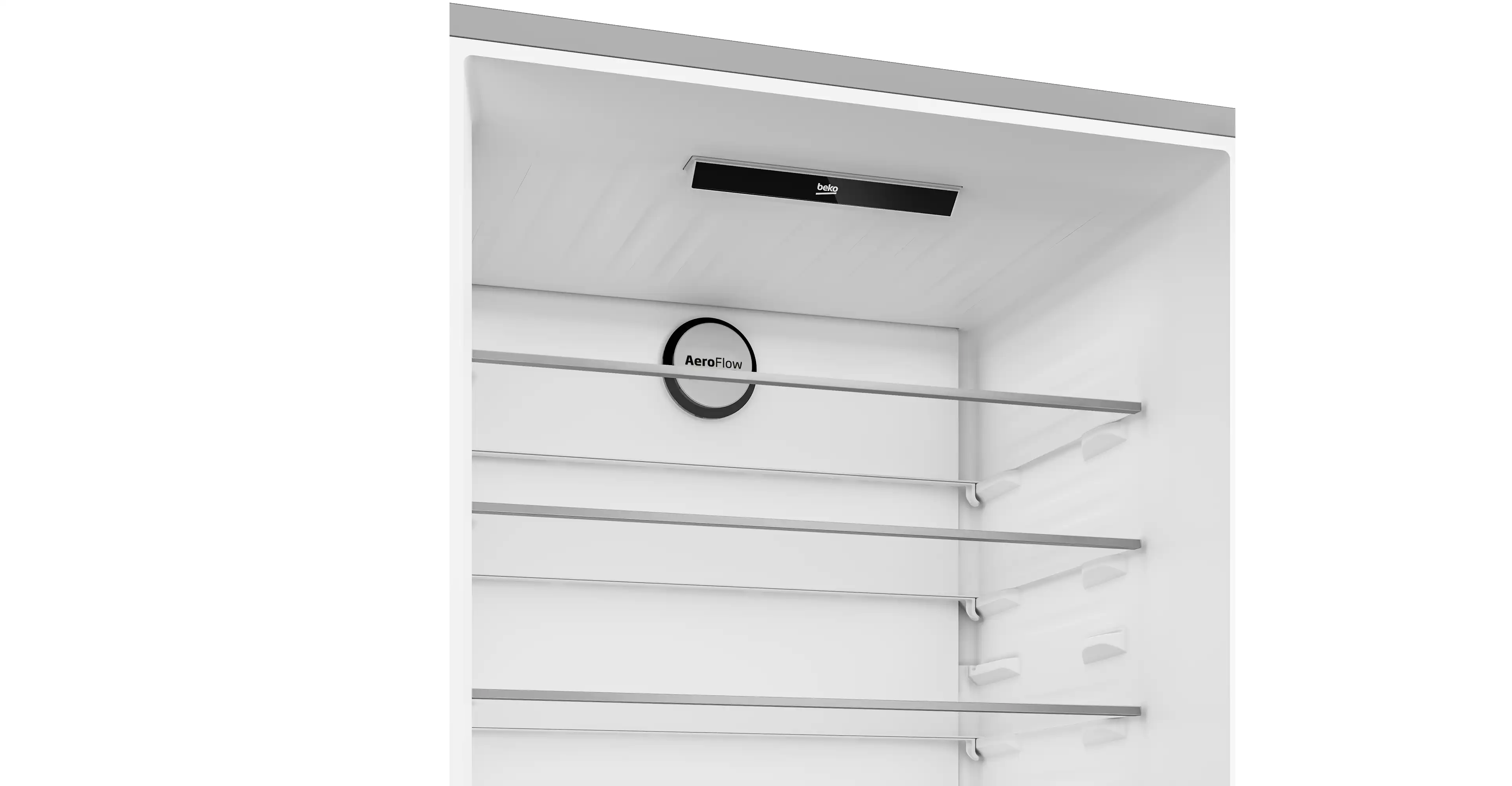 Beko Refrigerator Combi, No Frost 590 L, Touch Digital Display, Inverter, Silver - RCNE590E35ZXP2