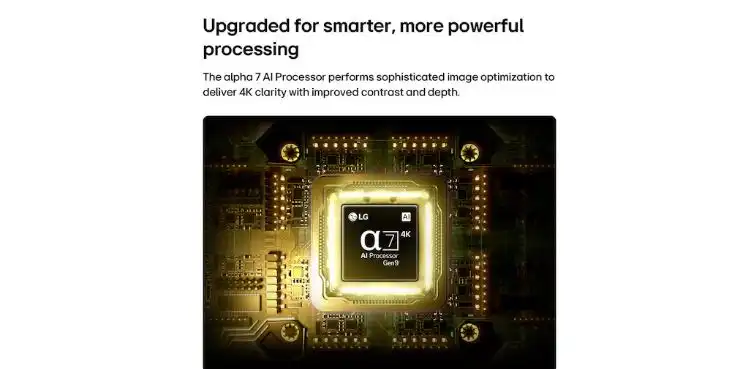 تلفزيون ال جى Mini LED سمارت، 85 بوصة، QNED 4K، برسيفر داخلي - 85QNED7EB6T