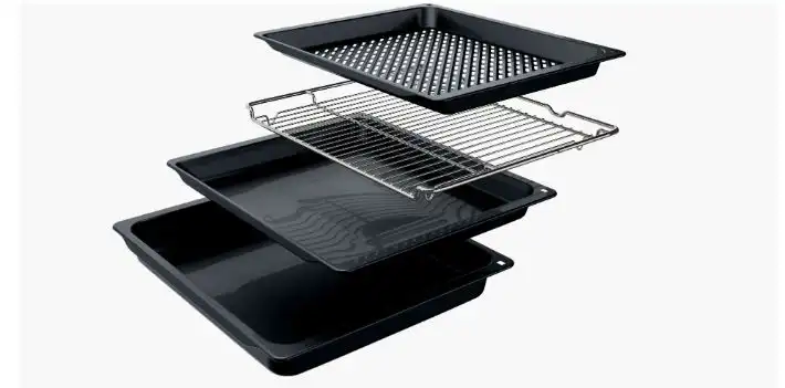 Bosch Serie 4 Built-in Electric Steam Oven, 76 Liters, 60 cm, Black – HUA736EA0T