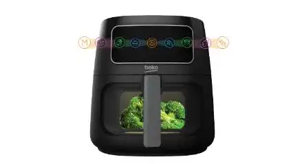 قلاية بدون زيت بيكو FitFry XXL ديجيتال، 7.6 لتر، 1750 وات، اسود - FRL 3374 B