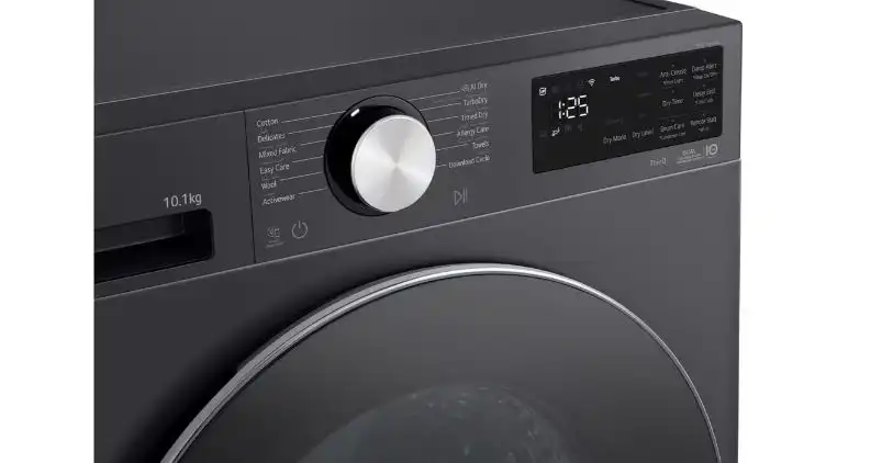 LG Vivace X 10.1kg Dryer with Smart ThinQ™, Heat Pump, Graphite - RH10X54V2NP