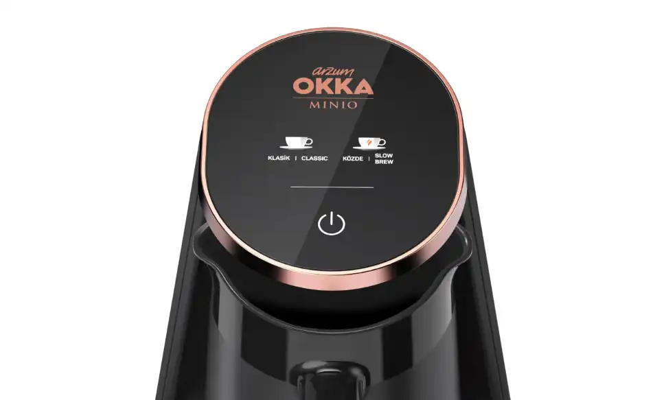 OK0050-04 - Arzum OKKA Minio Turkish Coffee Machine, 480W, 4 Cups, Black / Copper