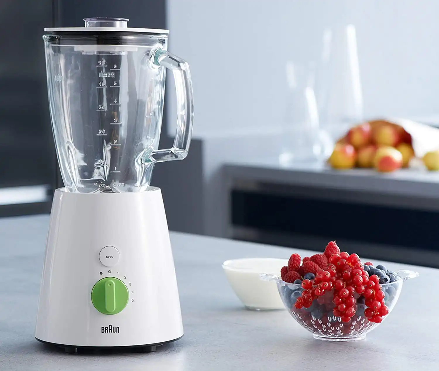 خلاط كهرباء براون 800 وات، 1.75 لتر، أبيض -Jb3060 white