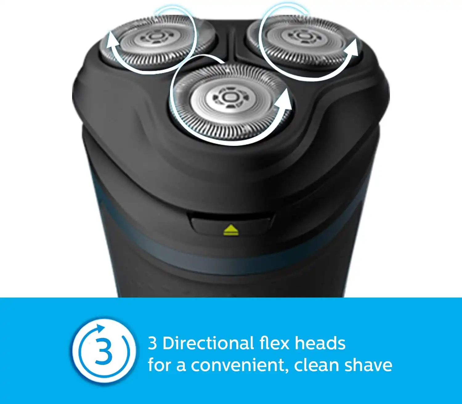 Philips Wet and Dry Electric Shaver, Blue - S1121