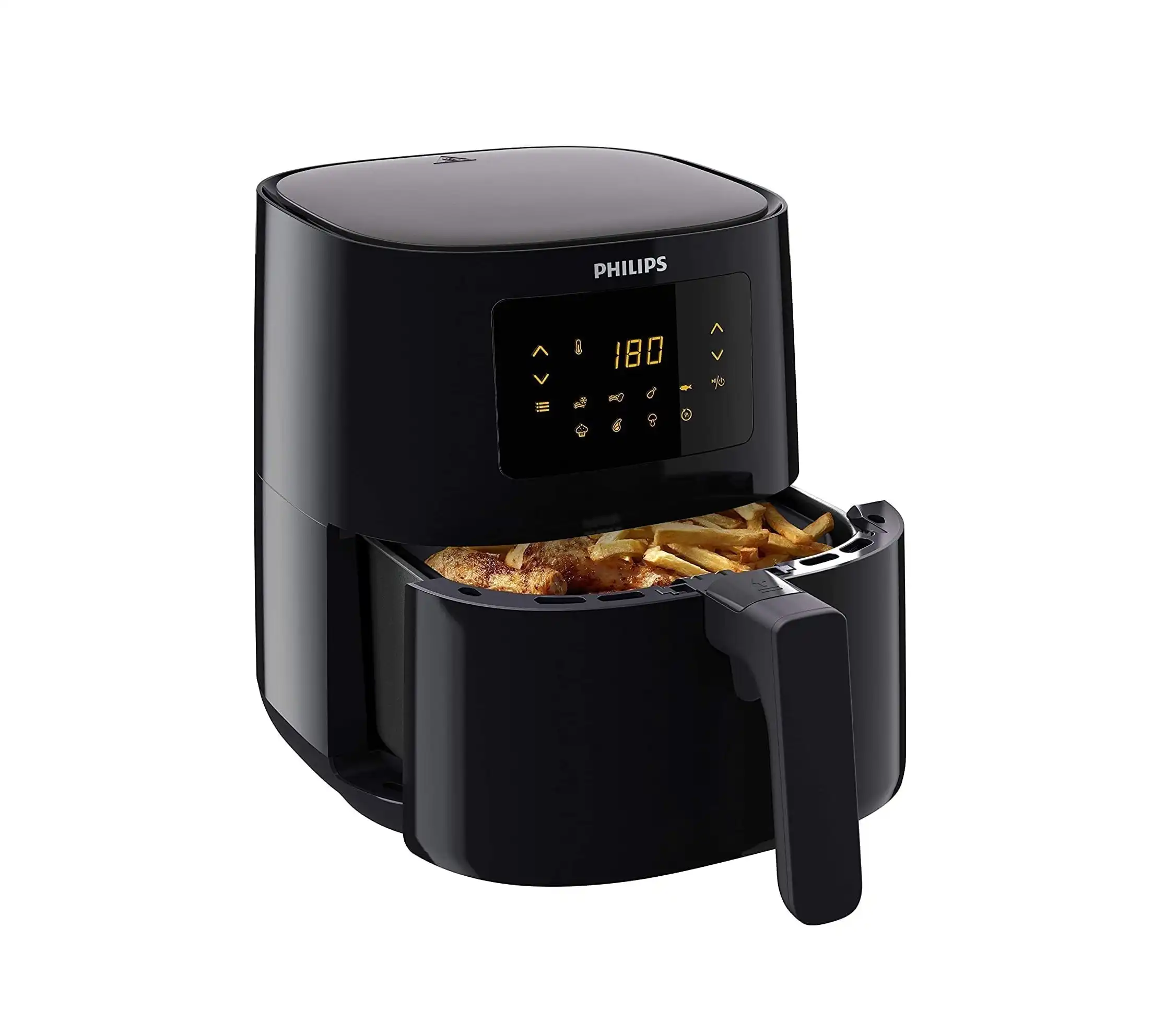 Philips Air Fryer 1400 Watts, 4.1 liter, Black - HD9252