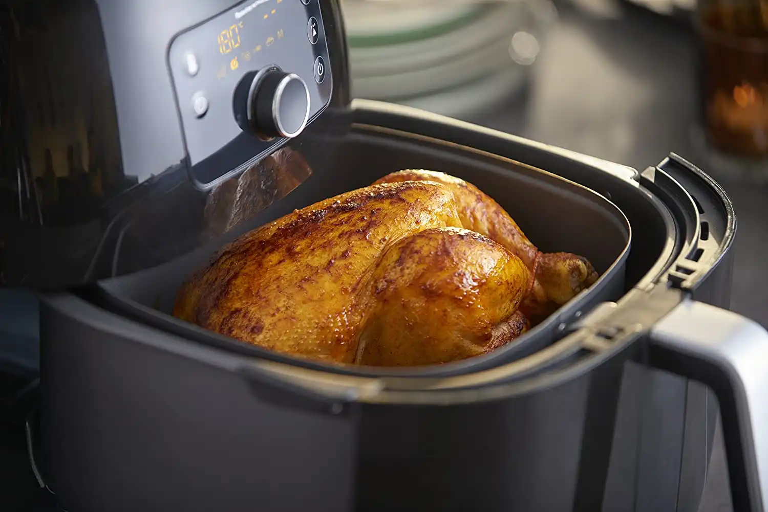 Philips Premium Air Fryer, XXL, 1.4 Kg, 2225 Watt, Black - HD9650/91
