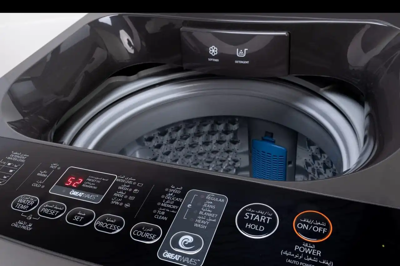 Toshiba Media Top Load Automatic Washing Machine, 11 KG, Silver - AW-UK1100HUPEG(SK)