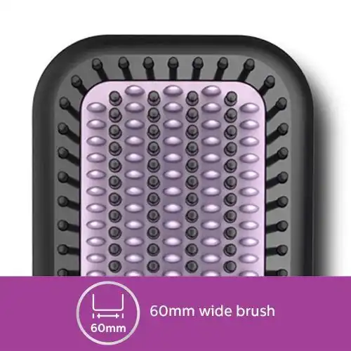 Philips StyleCare Essential Straightening Brush, Black - BHH880