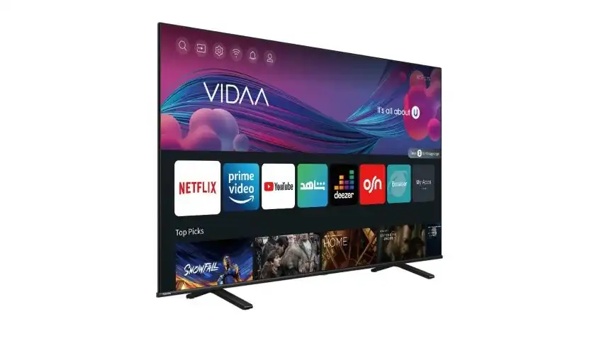 شاشة توشيبا 4K سمارت، 75 بوصة، VIDAA Ultra Slim، بريسيفر داخلي - 75C350LV