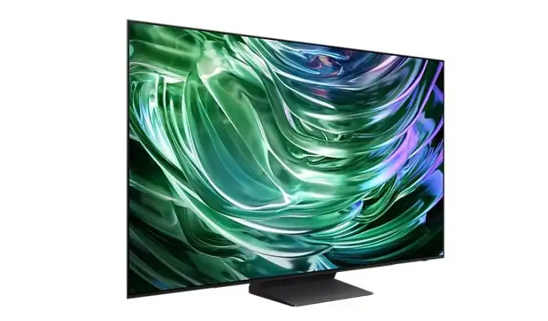 تلفزيون سامسونج S90D سمارت، مقاس 77 بوصة، OLED دقة 4K UHD بريسيفر داخلي - 77S90D