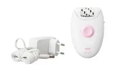 Braun Silk-epil 1 Epilator, White - SE 1170