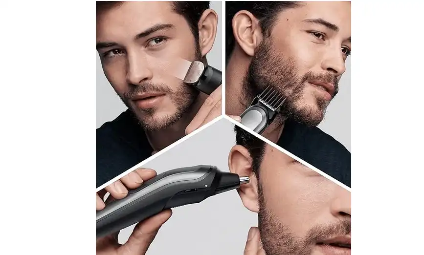 Braun 10-in-1 Trimmer, with Gillette ProGlide Razor. Black - MGK7320