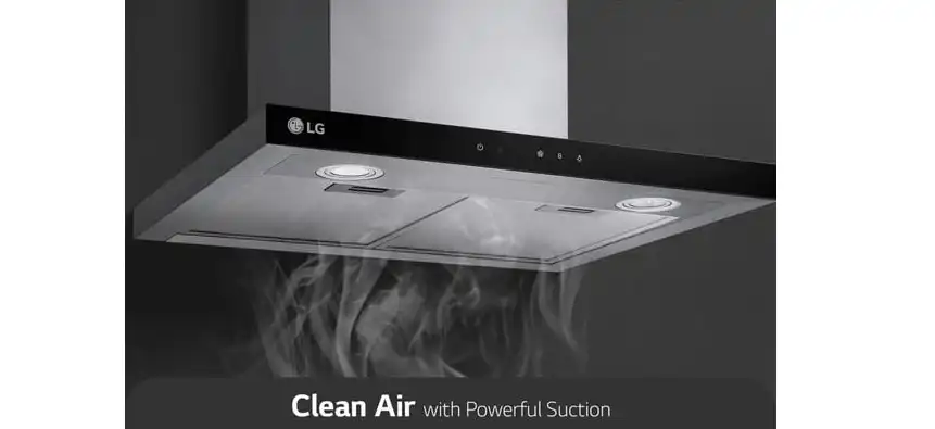 شفاط بلت ان ال جي شكل حرف T، مقاس 60 سم، فضي - HC7Z2425S