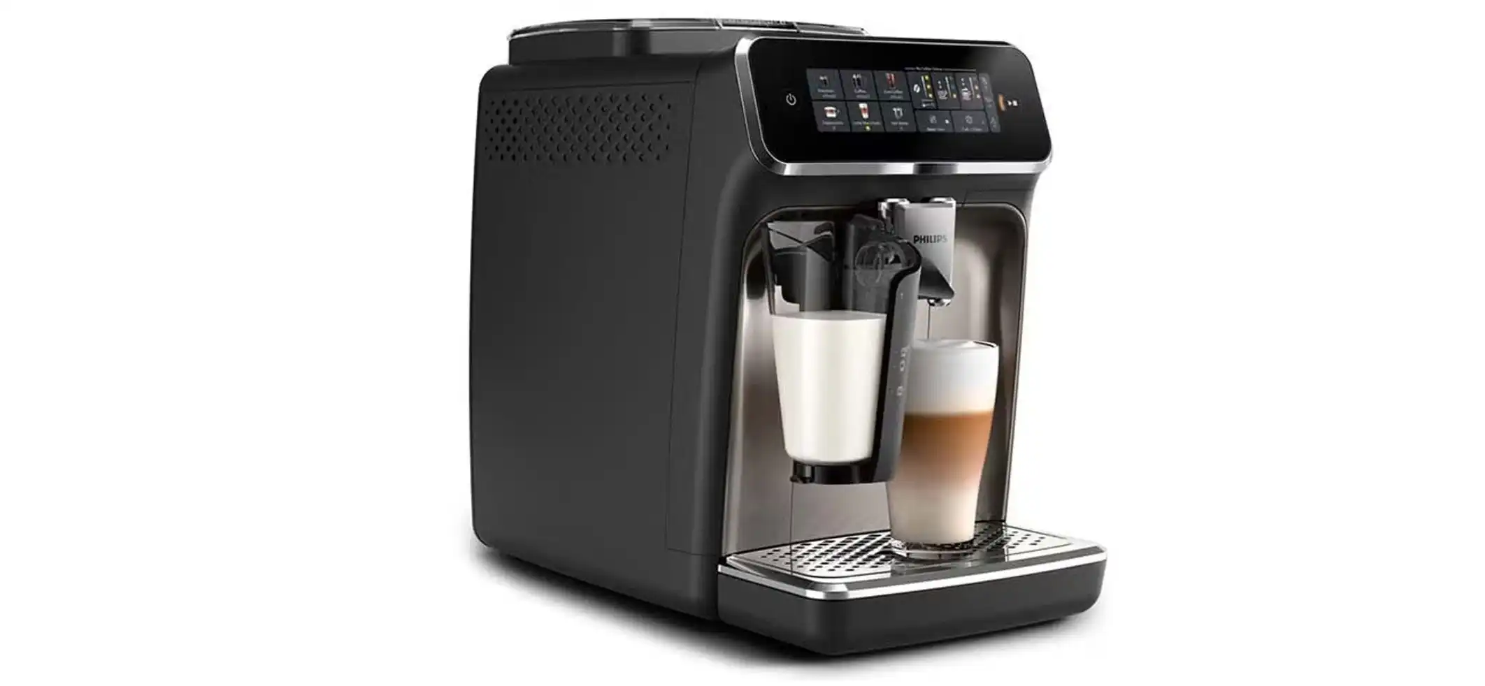 Philips Espresso Coffee Machine Series 3300, 1.8 L, 1500 W, Fully Automatic, Black - EP3347/90 international warranty