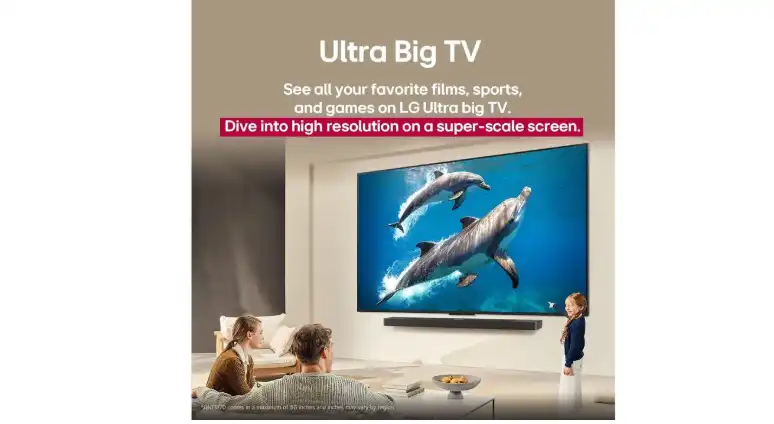 تلفزيون سمارت ال جي ، مقاس 65 بوصة ، QNED ، دقة 4K UHD ، ببريسفر داخلي - 65QNED70A6A