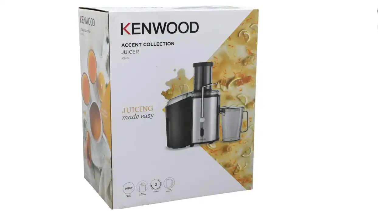 عصارة فواكه كينوود ، 1.5 لتر، 800 وات ، سرعتان ، فضي - JEM02.A0BK