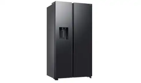ثلاجة سامسونج بيسبوك AI باب بجانب الباب، سعة 640 لتر، أسود - RS70F64KAF/MR