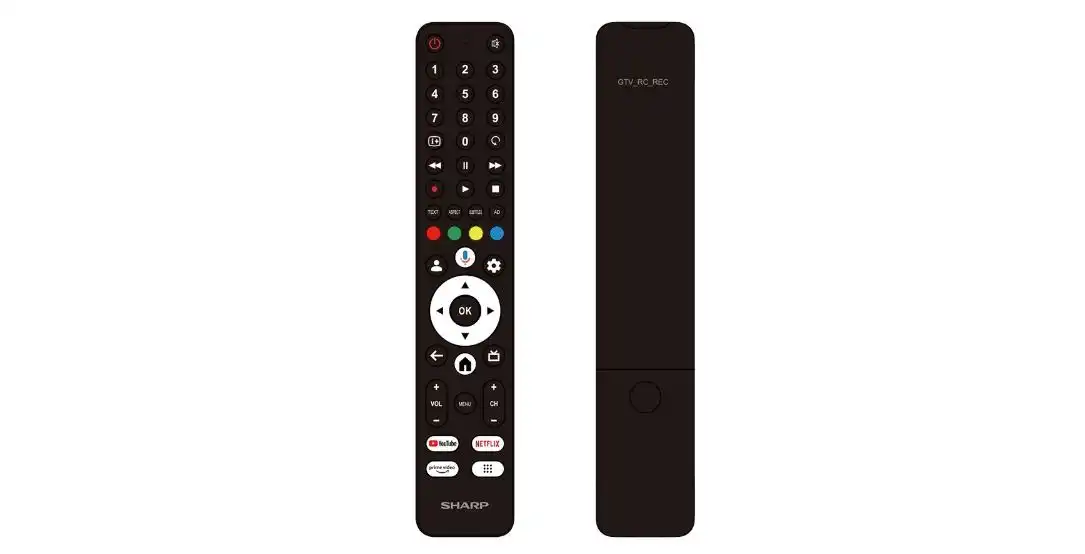 تلفزيون شارب 4K سمارت بدون فريم، 55 بوصة، UHD، ريسيفر داخلي - 4T-C55FJ16EX