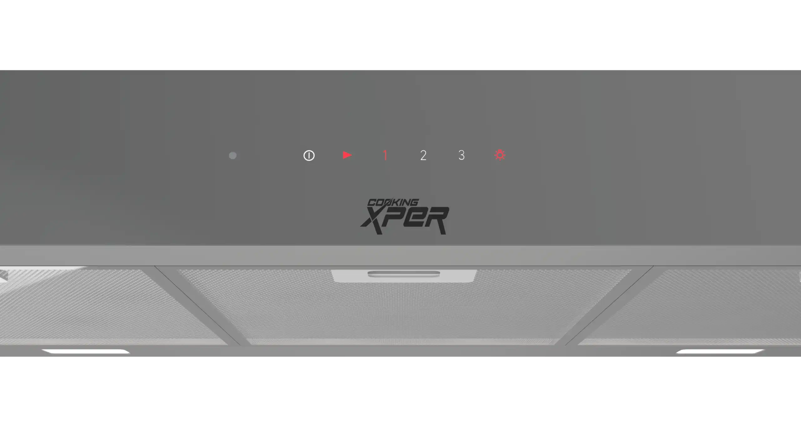 شفاط بلت ان مسطح إكسير،  400 م³/ساعة، 90 سم ، فضي - CX-SC90-TCGR