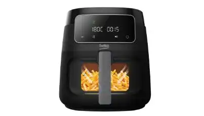 قلاية بدون زيت بيكو FitFry XXL ديجيتال، 7.6 لتر، 1750 وات، اسود - FRL 3374 B