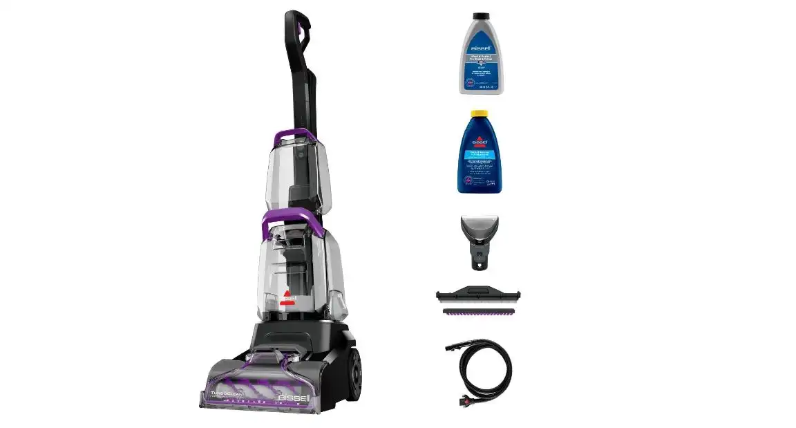 Bissell Turbo Clean Vacuum Cleaner, 600W, with Carpet and Upholstery Brush - 4058K