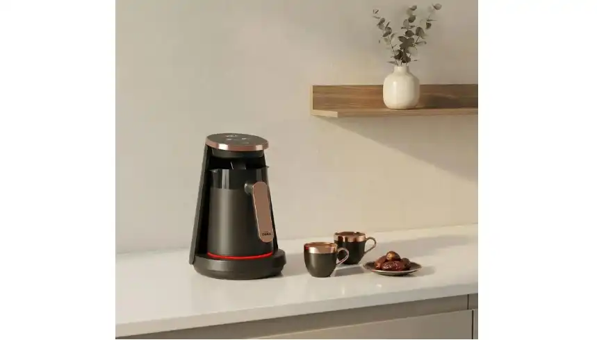 OK0050-04 - Arzum OKKA Minio Turkish Coffee Machine, 480W, 4 Cups, Black / Copper