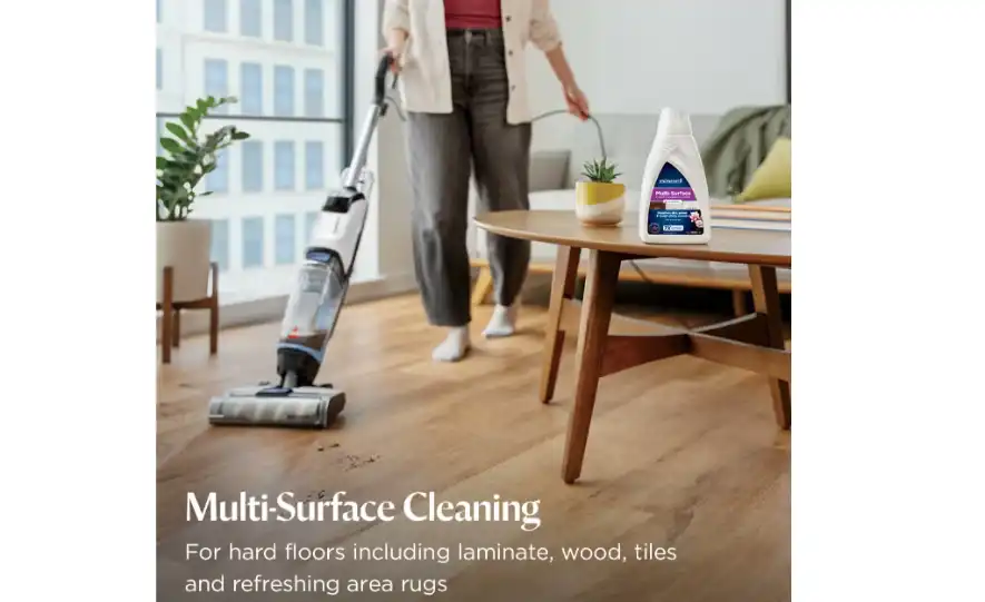 Bissell CrossWave Edge Bagless Carpet Cleaner, Wet and Dry Hard Floor Multisurface, White / Black - 4088K
