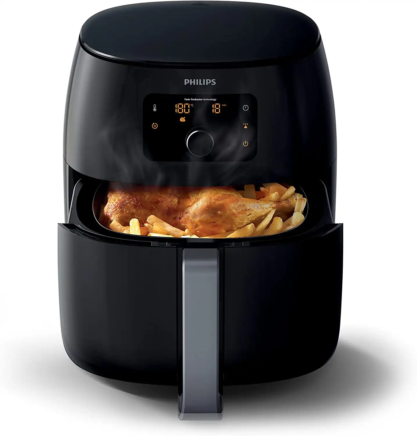 Philips Premium Air Fryer, XXL, 1.4 Kg, 2225 Watt, Black - HD9650/91