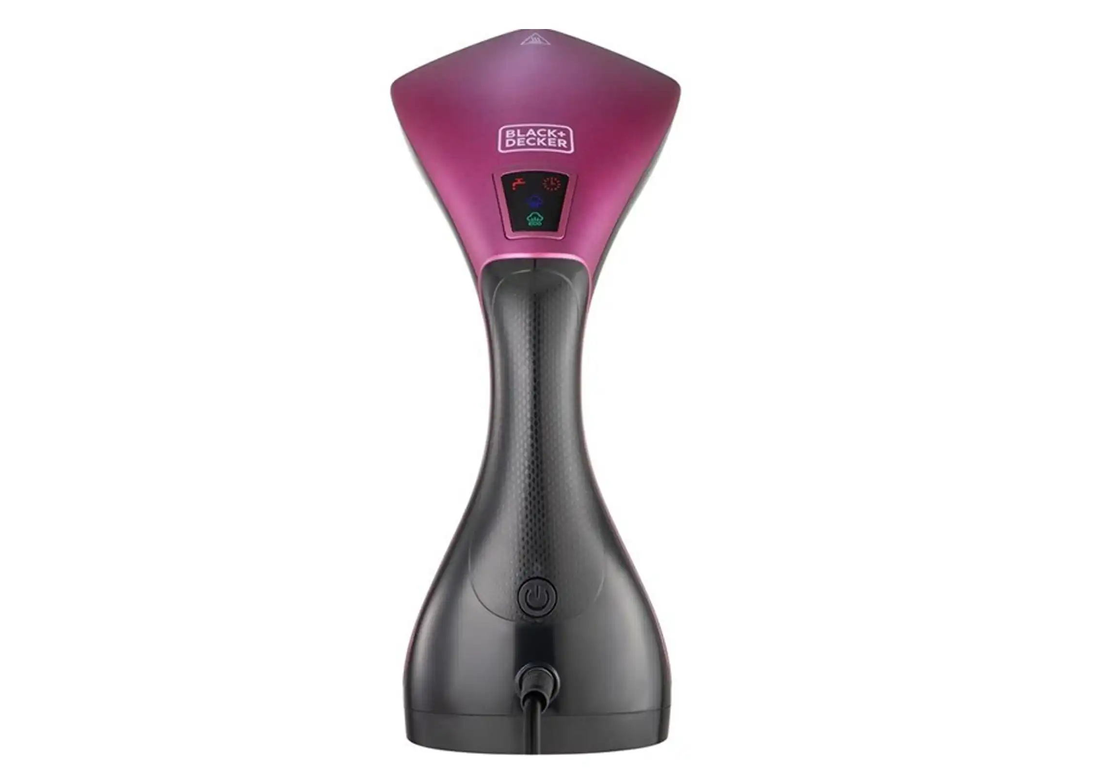 Black & Decker Portable Garment Steamer, 1600 Watt, Ceramic Base, Black / Purple, HSTD1600-B5 (International Warranty)