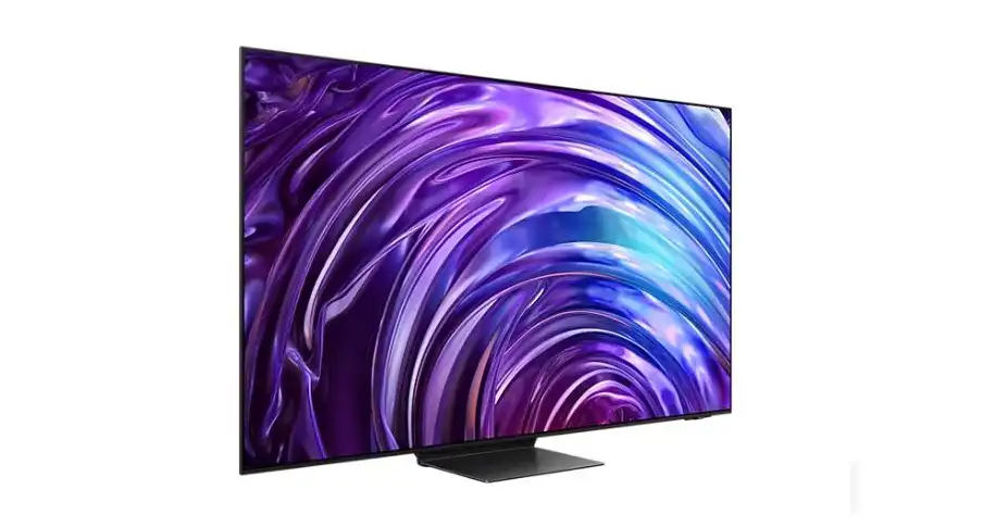 تلفزيون سامسونج S95D سمارت، مقاس 77 بوصة، QLED دقة 4K UHD بريسيفر داخلي - 77S95D