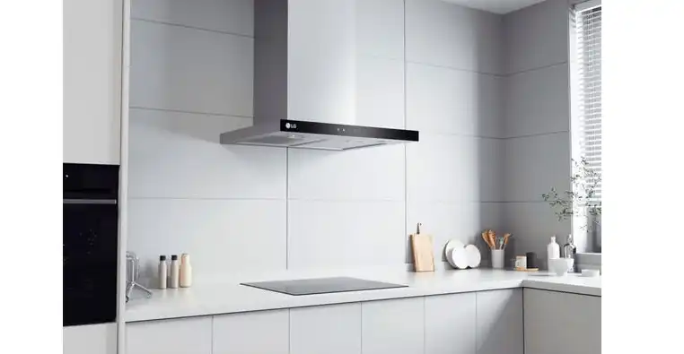 شفاط بلت ان ال جي شكل حرف T، مقاس 60 سم، فضي - HC7Z2425S