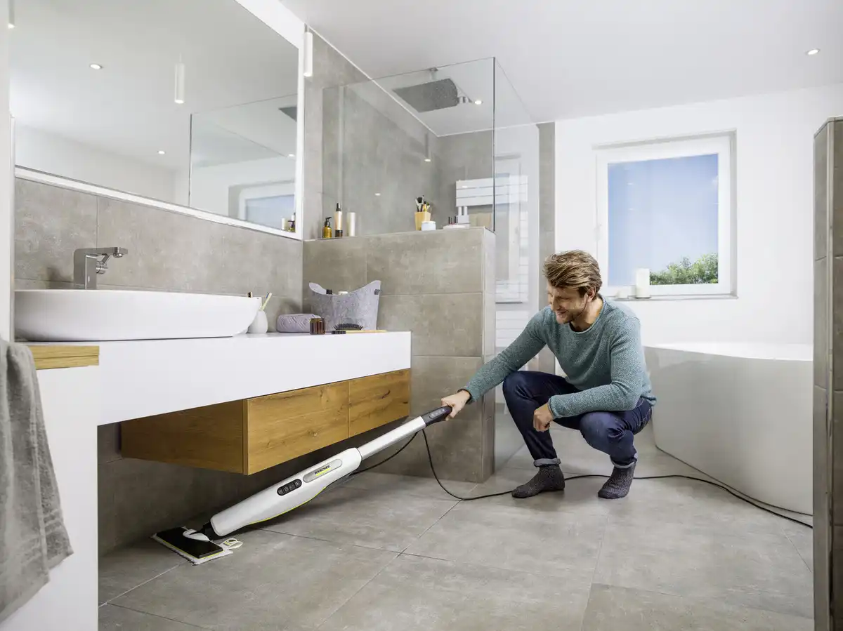 Kärcher Steam mop SC 3 Upright, 1600 W Tank, 0.5 L, Easy Fix Up Right, White - SC3 Upright