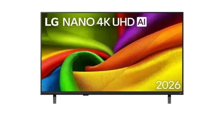 LG 43 Inch NANO 4K UHD AI NU85 Smart TV, Magic Remote, Built-In Receiver - 43NU850B6LA