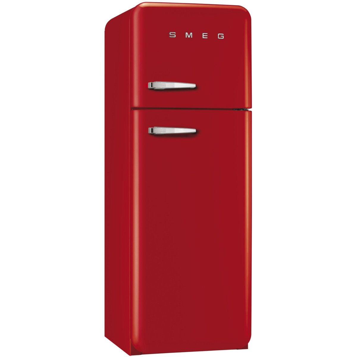 SMEG Freestanding Refrigerator, 2 Doors, 295 Liter, Red FAB 30 R R1