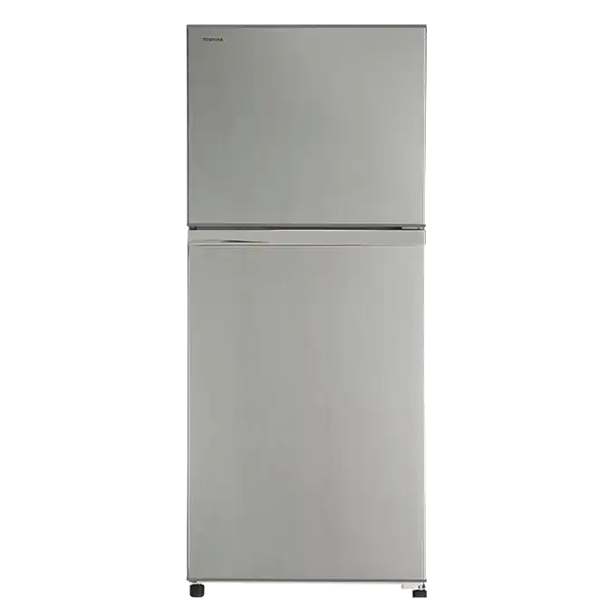 Toshiba Freestanding Refrigerator, No Frost, 2 Doors, 355 Liters, Champagne - GR-EF40P-T-C