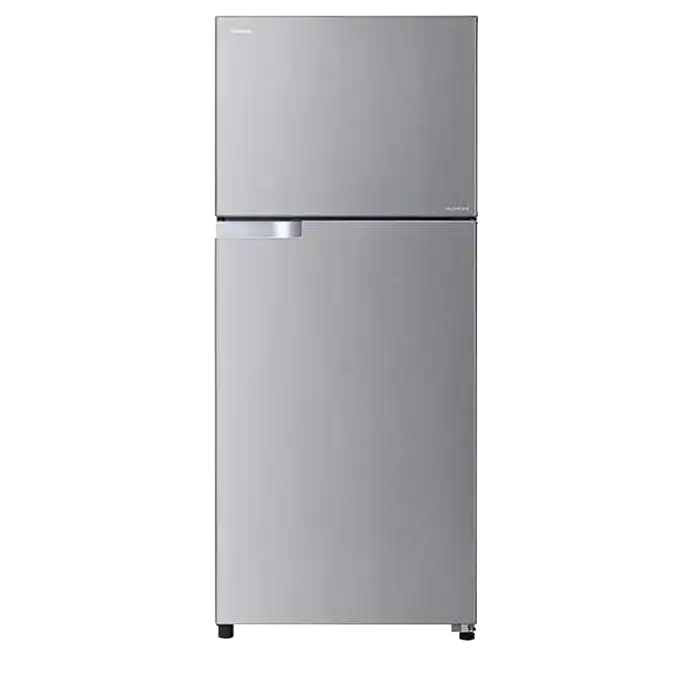 توشيبا ثلاجة انفرتر نوفروست، سعة 395 لتر ، 2 باب، فضي - GR-EF51Z-FS