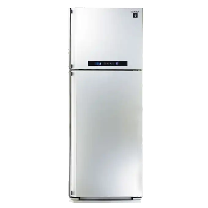 ثلاجة شارب نوفروست، 2 باب، سعة 14 قدم، ابيض - SJ-PC48A(W)