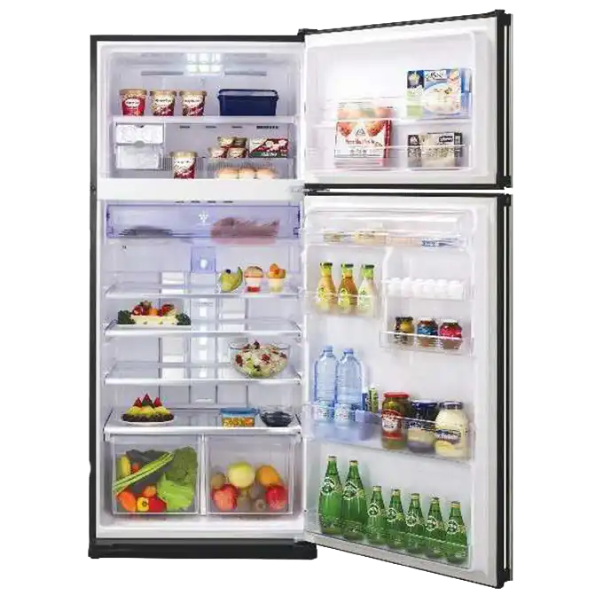SHARP Refrigerator Inverter Digital, No Frost 450 Liter, Black - SJ-GV58A(BK)