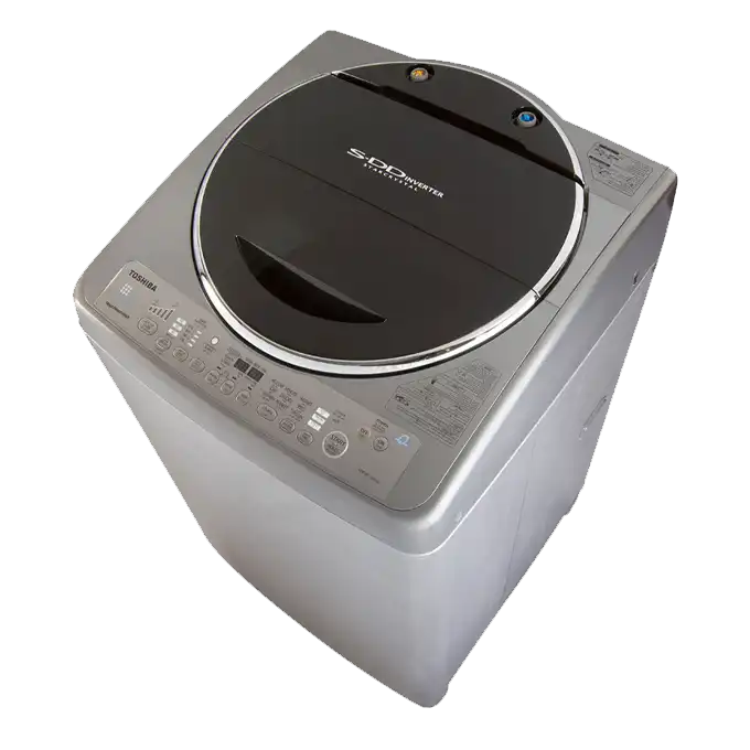 TOSHIBA Top Loading Washing Machine with SDD Inverter Motor, 13 Kg, Silver - AEW-DC1300SUP(SS)