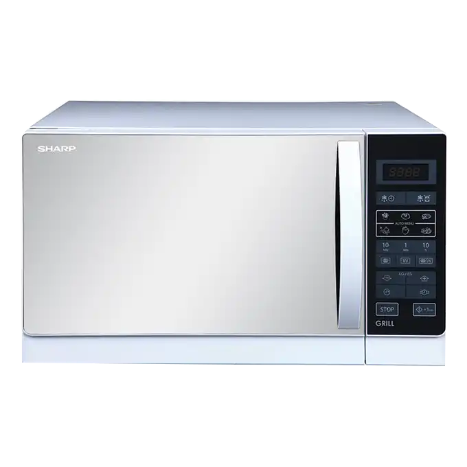 شارب ميكروويف  بشواية ، سعة 25 لتر، 900 واط، أبيض - R-750MR(W)
