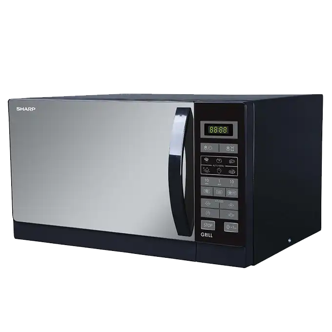 SHARP Microwave with Grill, 25 Liters, 900 Watt, Black - R-750MR(K)