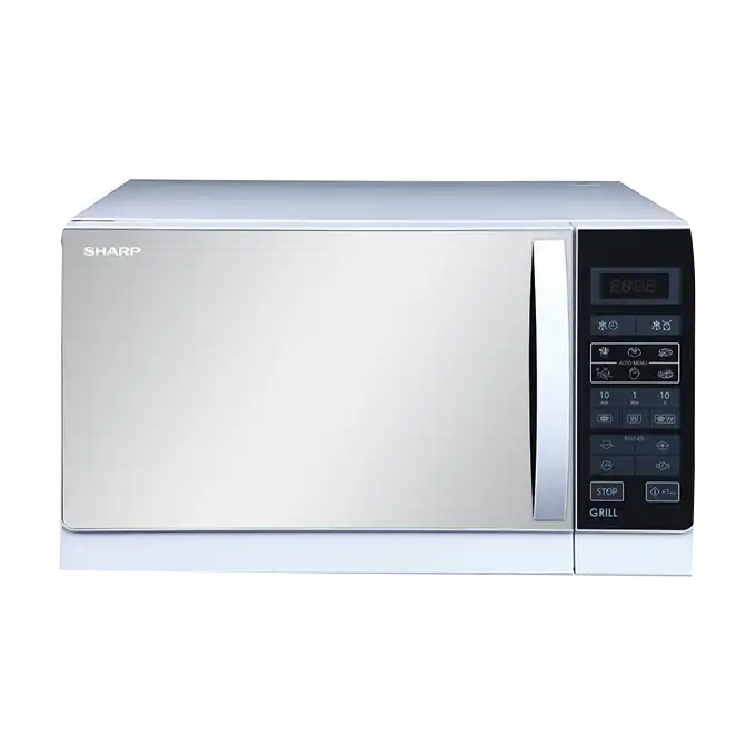 SHARP Microwave With Grill, 25 Liters, 800 Watt, Silver - R-75MR(sl)
