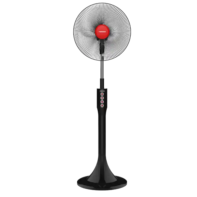 TORNADO Stand Fan without Remote Control, 16 Inch, Black - EFS-111T